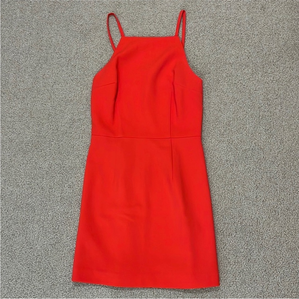 French Connection Vibrant Red Mini Dress Size 2